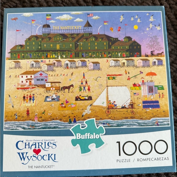 Buffalo David Bitton Other - Buffalo David Bitton Nantucket Beach Scene Puzzle - 1000 Pieces